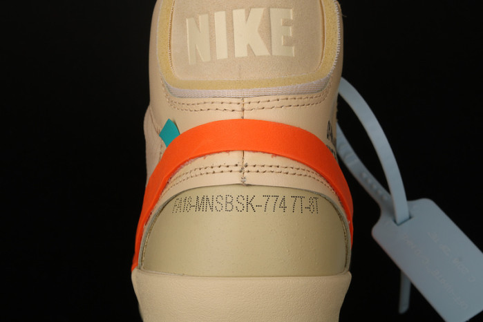 nike blazer mid off-white all hallow