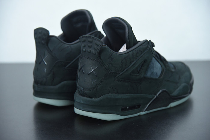 kaws x air jordan 4 black aj4 930155-001