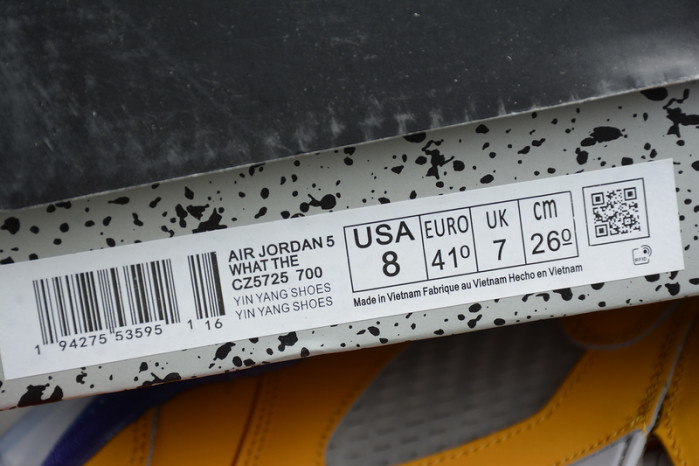 air jordan 5 “what the” cz5725-700