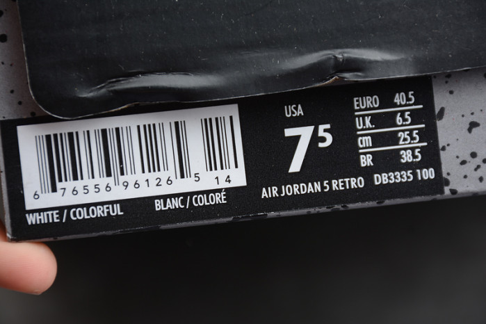 air jordan 5 retro alternate bel-air db3335-100