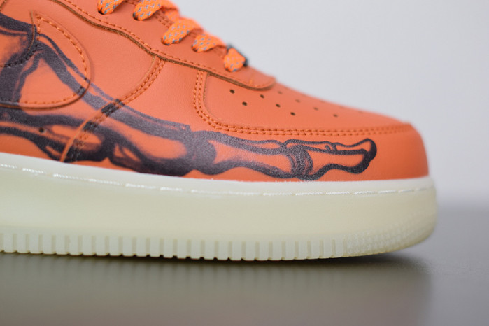 nike air force 1 skeleton ‘brilliant orange’cu8067-800