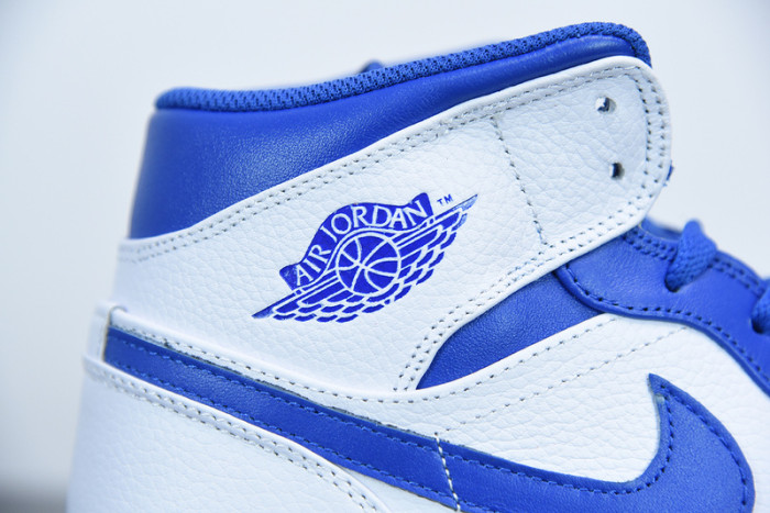 air jordan 1 mid “hyper royal” 554724-114