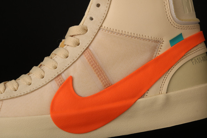 nike blazer mid off-white all hallow