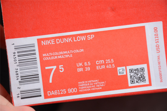 nike dunk low city market da6125-900