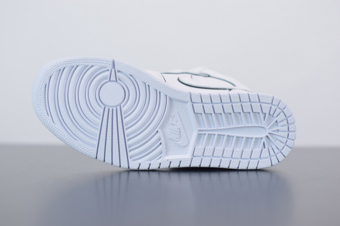 air jordan 1 mid iridescent reflective white ck6587-100