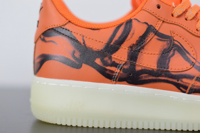 nike air force 1 skeleton ‘brilliant orange’cu8067-800