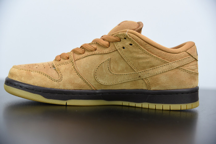 nike sb dunk low “wheat mocha” bq6817-204