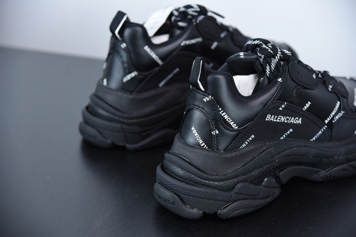 balcia triple s black logo 536737 w2fa1 1090