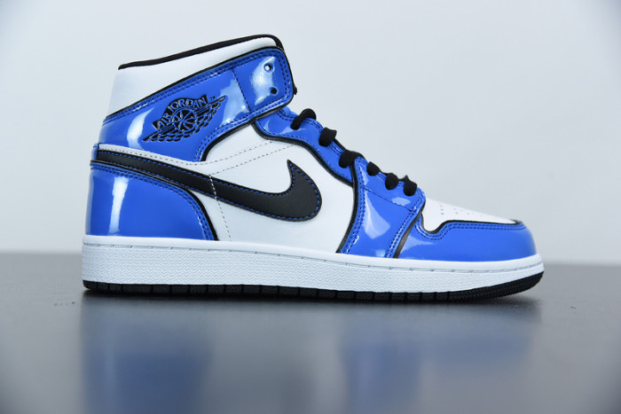 air jordan 1 mid signal blue dd6834-402