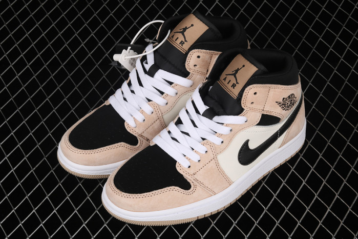 air jordan 1 mid barely orange bq6472-800