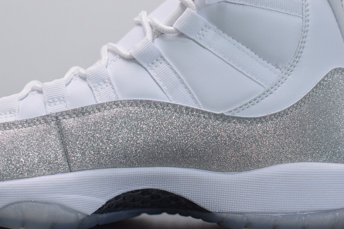 air jordan 11 retro white metallic silver ar0715-100