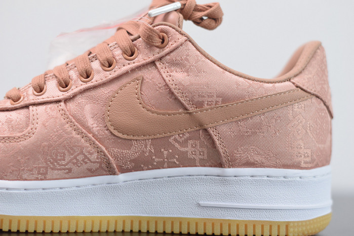 nike air force 1 low clot rose gold silk cj5290-600