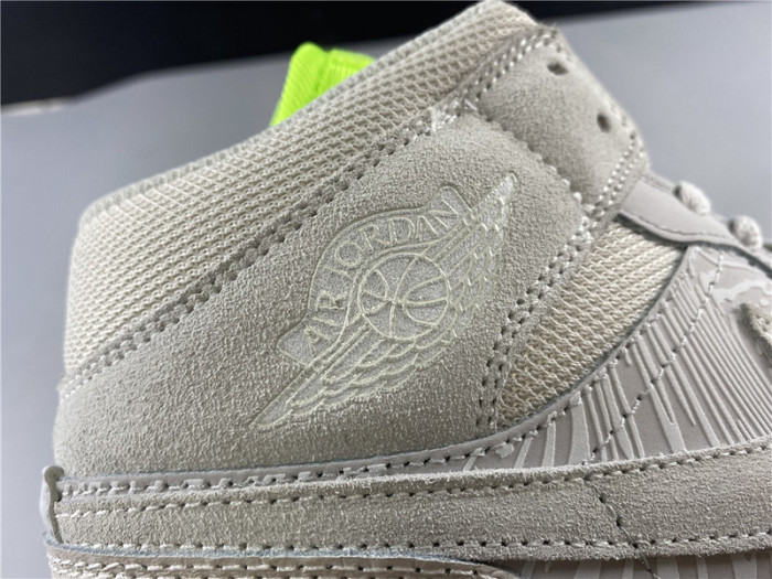 air jordan 1 mid vast grey ghost green cv3018-001