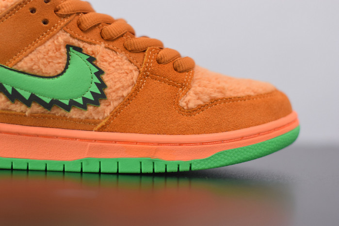 nike sb dunk low grateful dead bears orange cj5378-800
