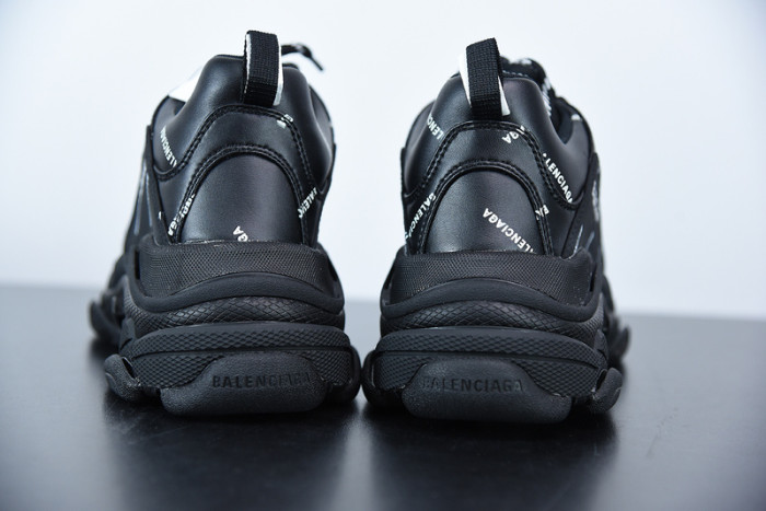 balcia triple s black logo 536737 w2fa1 1090