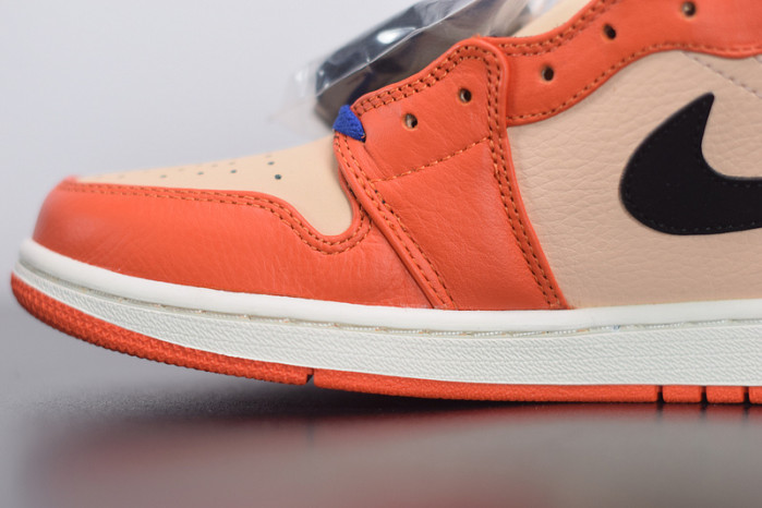 air jordan 1 mid team orange black 852542-800