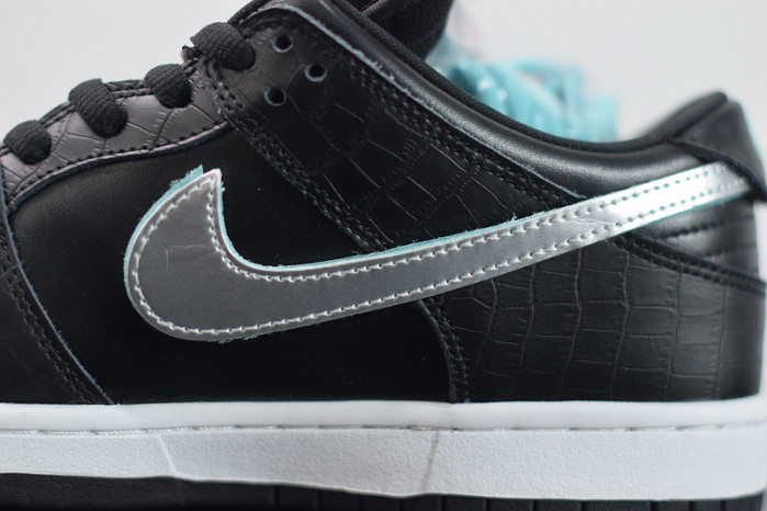 nike sb dunk low Di*m*nd s*pply co black Di*m*nd bv1310-001