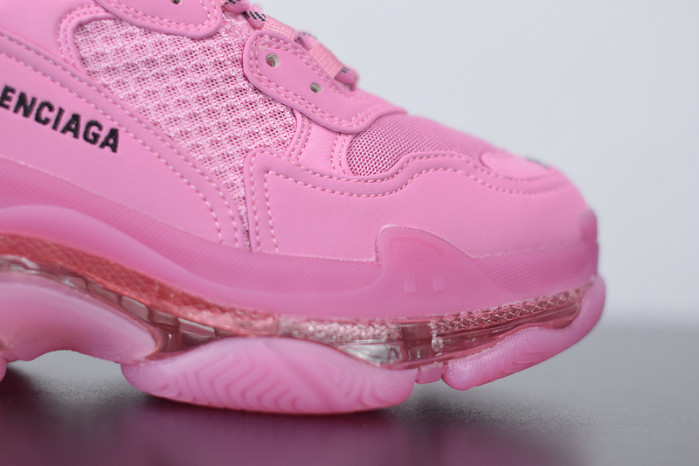 balcia triple s clear sole pink 544351 w2ga1 5760