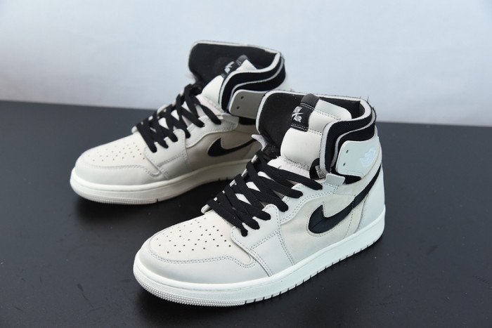 air jordan 1 high zoom air cmft summit white black ct0979-100