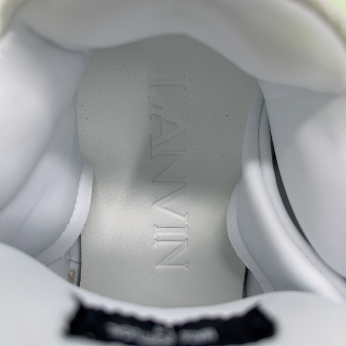 lanvin leather curb white multi