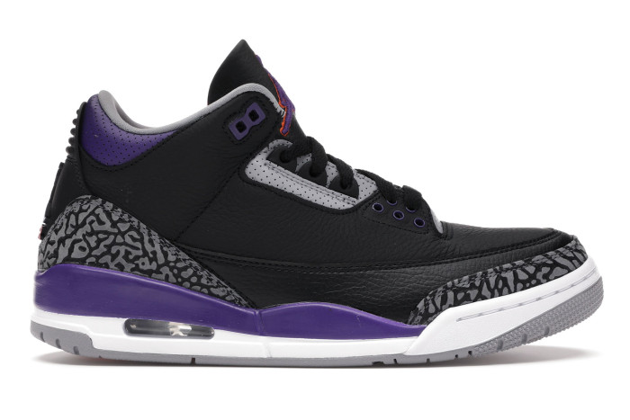 air jordan 3 retro black court purple ct8532-050