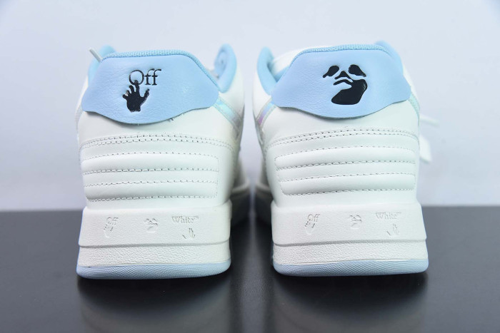 off-white out of office white iridescent blue