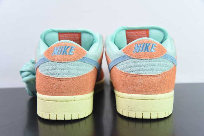 nike dunk low orange and emerald rise