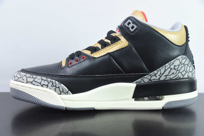 air jordan 3 black gold ck9246-067