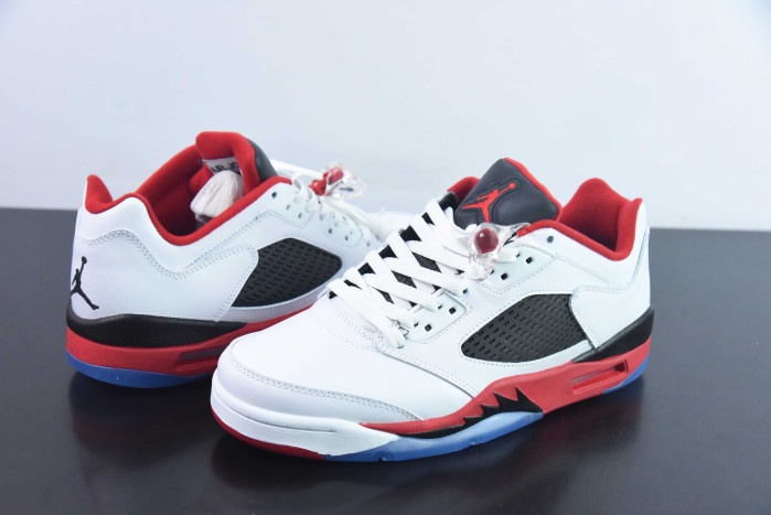 air jordan 5 retro low ”fire red “ 819171-101