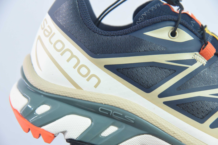 salomon xt-6 deep teal biking red