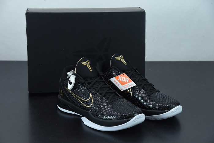 nike kobe vi protro 6 mamba black metallic gold kb0824-127