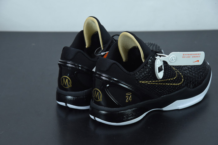 nike kobe vi protro 6 mamba black metallic gold kb0824-127
