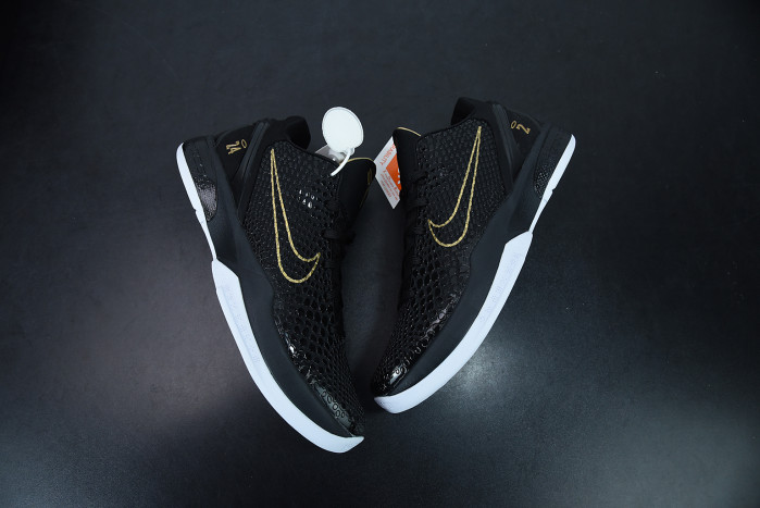 nike kobe vi protro 6 mamba black metallic gold kb0824-127