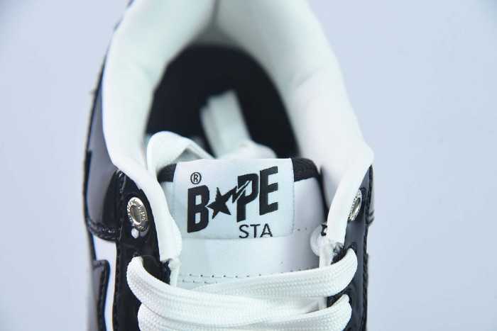 bape sta to low black whit e001fwh701001_blk_a