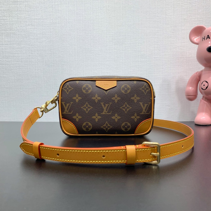 Louis Vuitton LV Monogram Brown Trocadéro Bumbag M14058