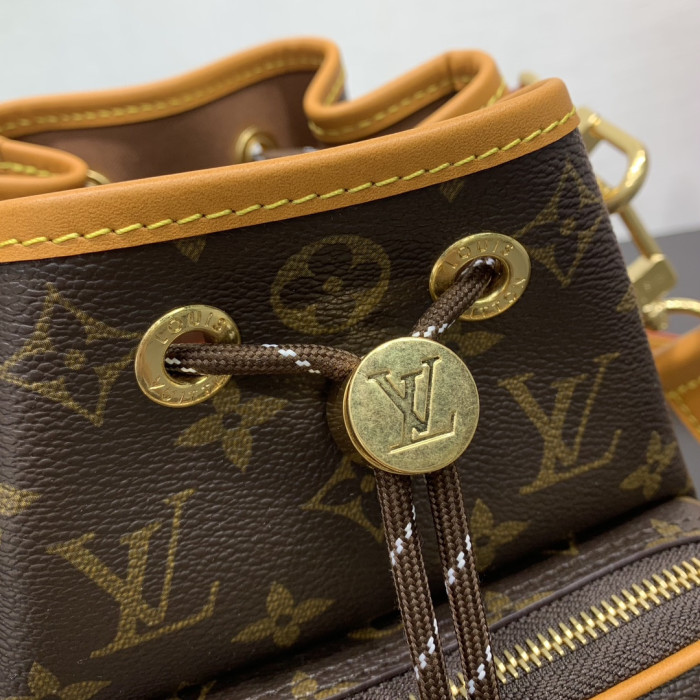 Louis Vuitton LV Monogram Brown Noé Cargo Bucket bag M14017