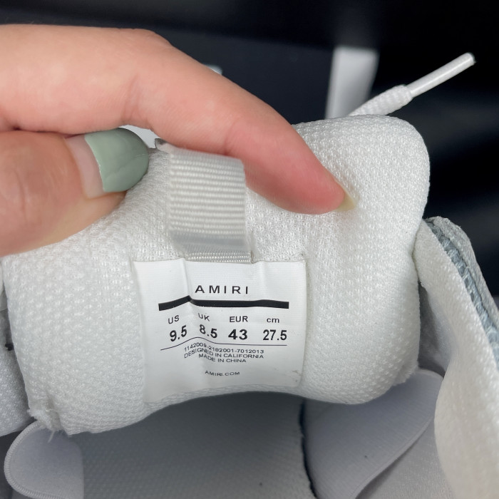 AMIRI Bone Runner Skel Top Low Sneaker