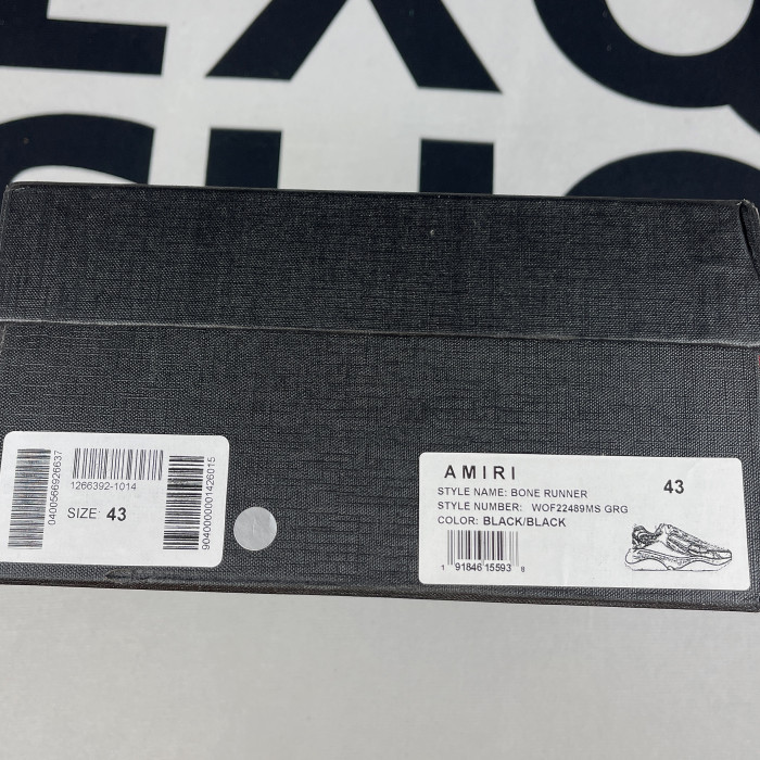 AMIRI Bone Runner Skel Top Low Sneaker