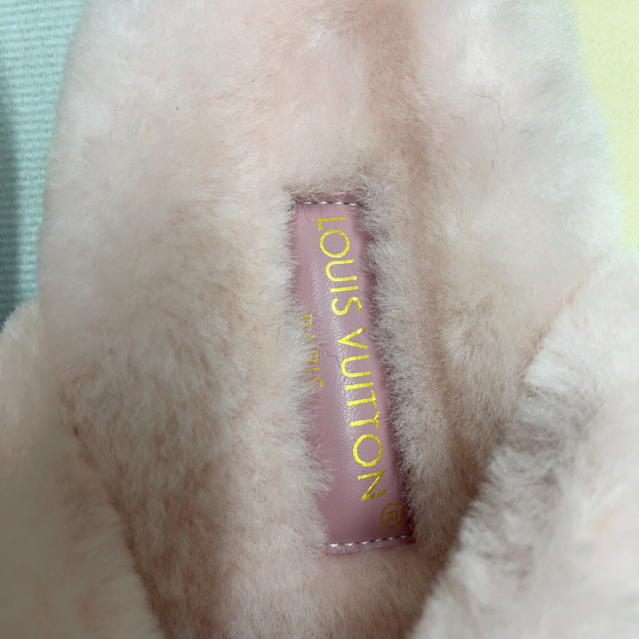 lv slide lady women slippers pink