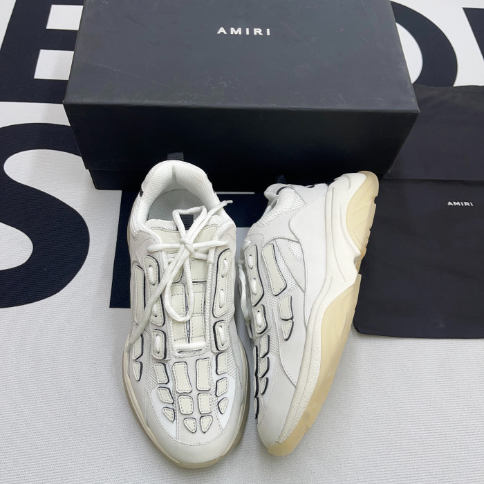 AMIRI Bone Runner Skel Top Low Sneaker