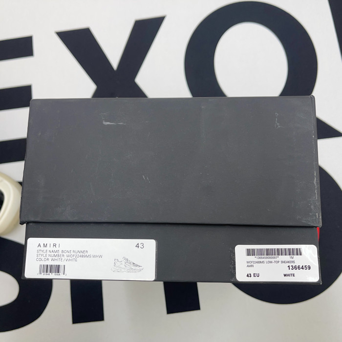 AMIRI Bone Runner Skel Top Low Sneaker